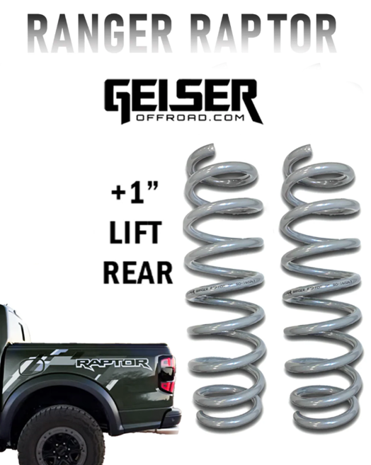 2024 RANGER RAPTOR  +1" Geiser Rear Springs