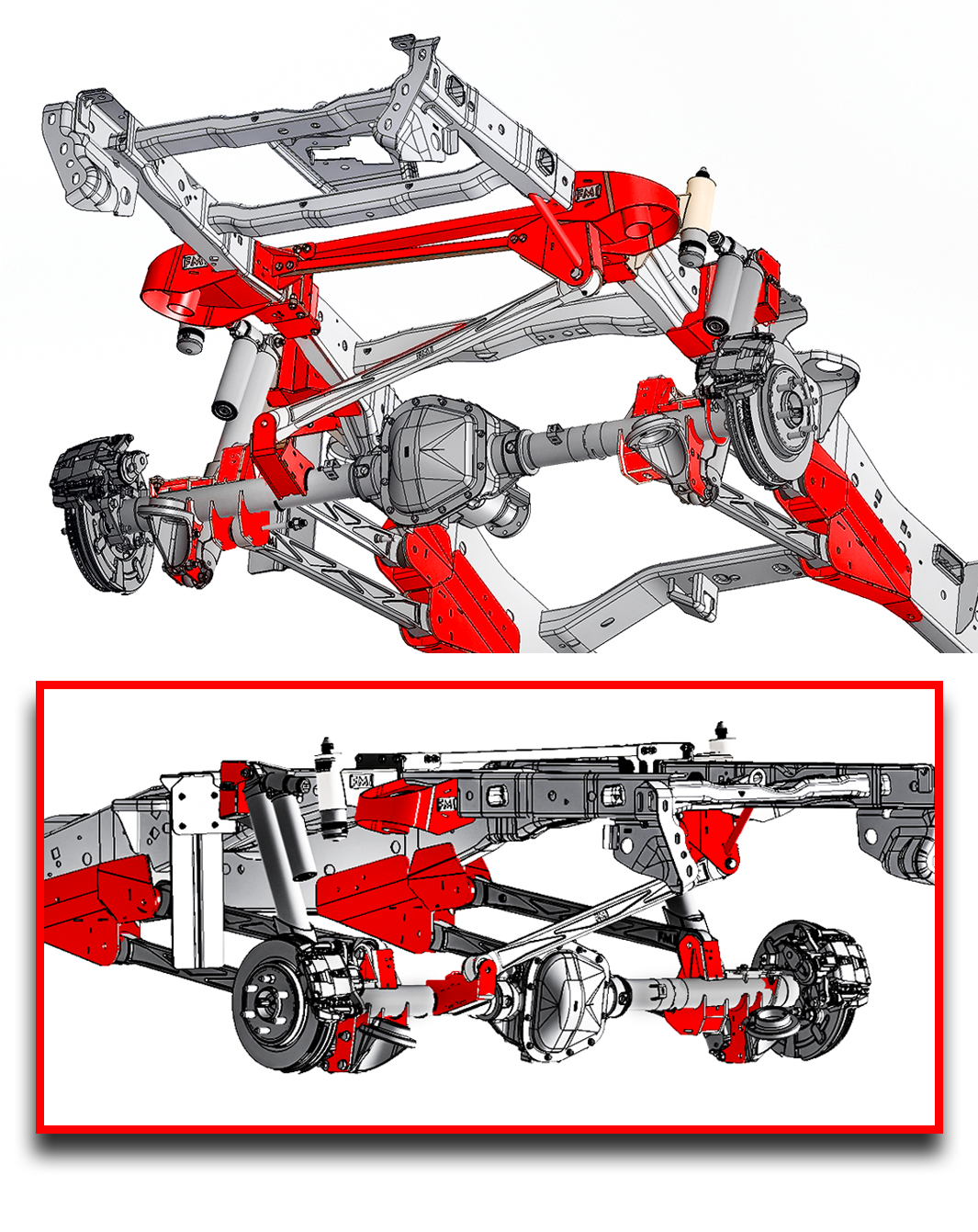 Gen 1 to Gen 3 Raptor Rear Suspension Conversion Kit