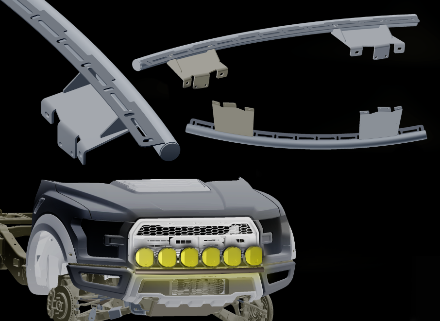 Ford Raptor Light Rack 2019 Ford Raptor Parts, Accessories, and Upgrades Tagged