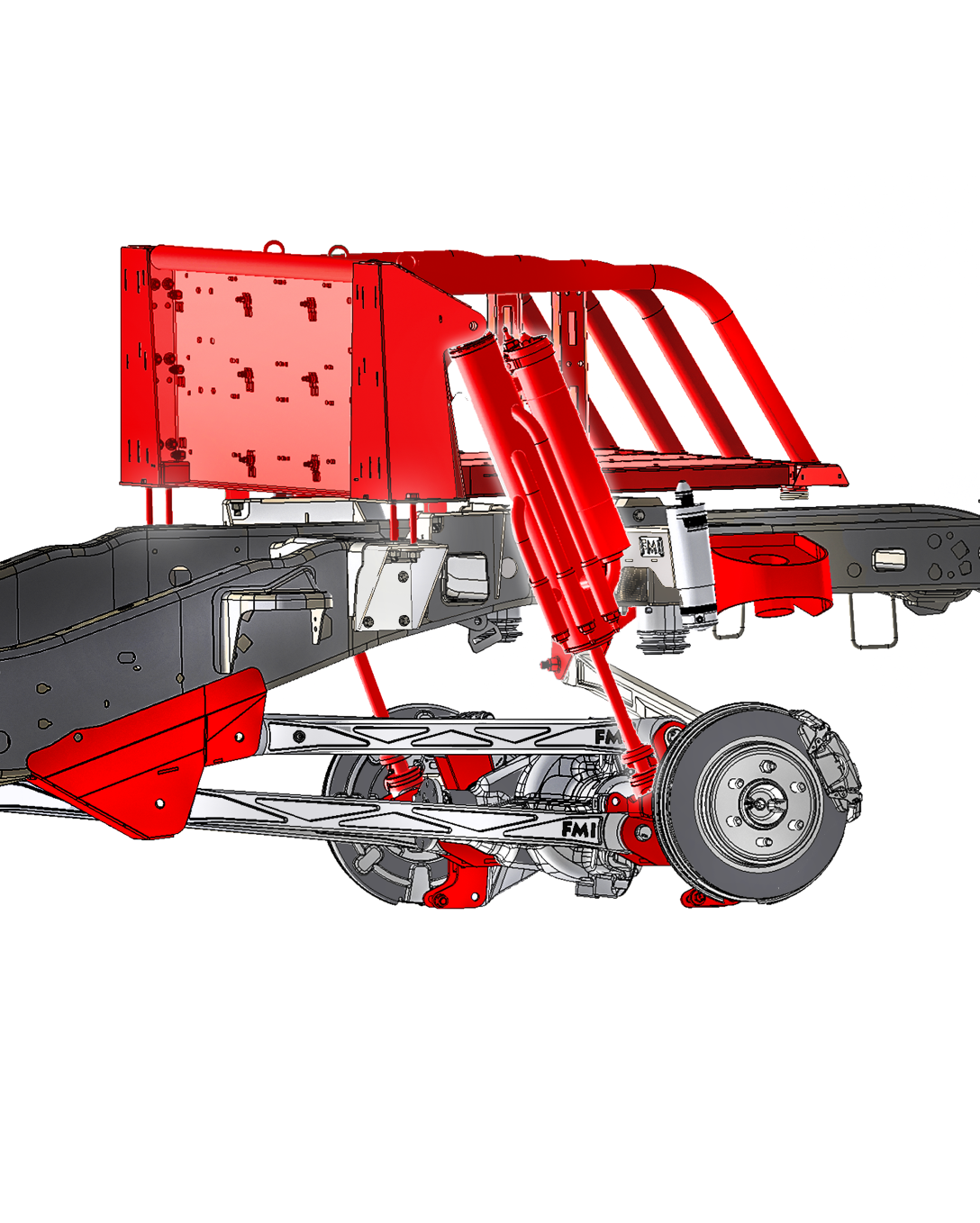 2017-2020 Gen 2 Raptor 5-Link Mid Travel Rear Suspension Kit with Thru the bed Bypass Shock