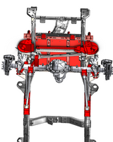 2017-2020 Gen 2 Raptor 5-Link Mid Travel Rear Suspension Kit with Thru the bed Bypass Shock