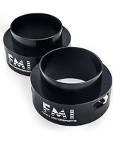 Black anodized 2.5" leveling collars for 2025+ Ram RHO