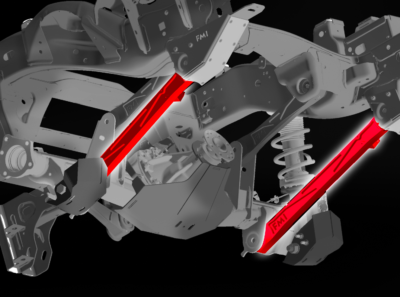 2024 Ranger Raptor - Rear Lower Billet Aluminum Suspension Arms with U ...