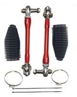 ranger raptor tie rod kit with hose clamps, zip tie and polyurethane boots