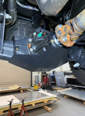 2024 Ranger Raptor Rear Differential Skid Plate - Foutz Motorsports LLC