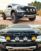 2024 Ranger Raptor Front Light Mount Kit (for stock bumper) - Use Any Light