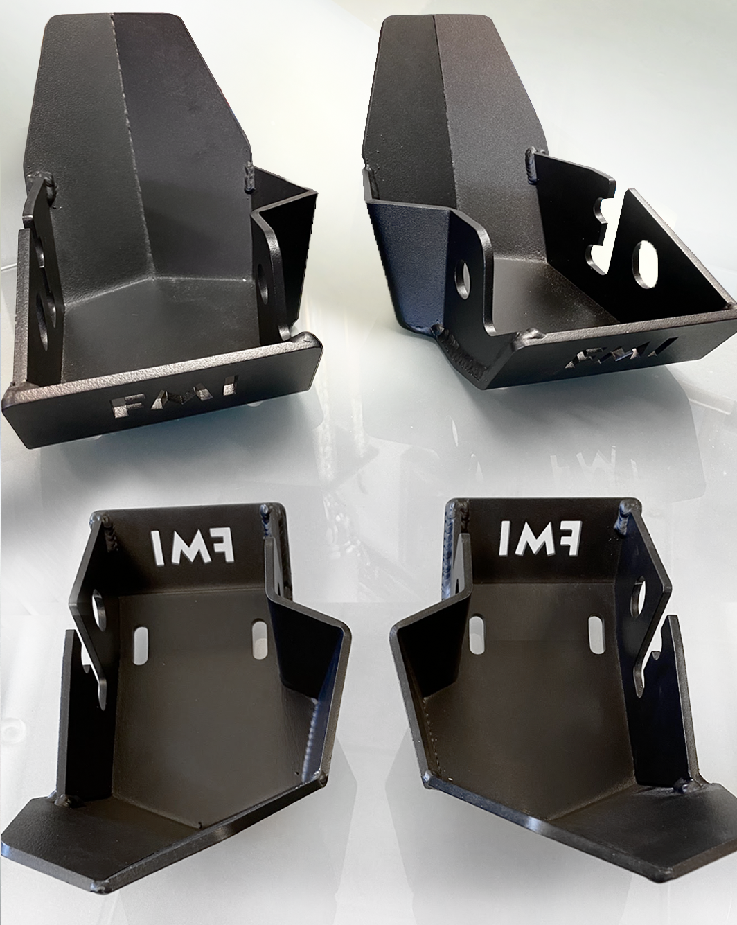 2024 Ranger Raptor Rear Shock Skid Kit - Foutz Motorsports LLC