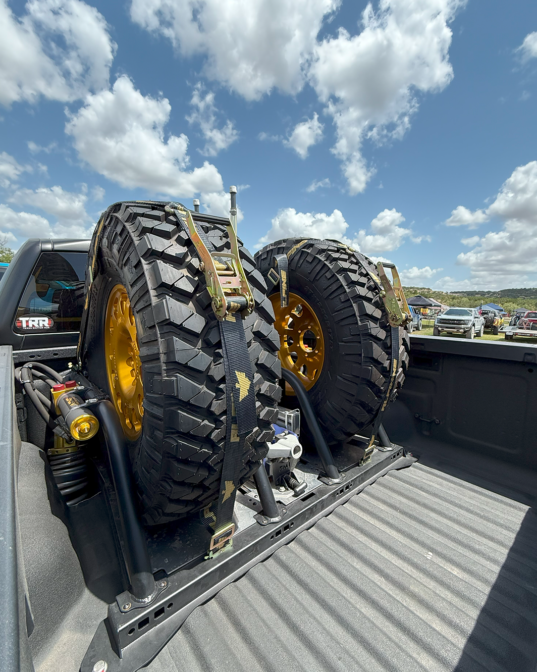 Ranger Raptor Rear Bed Organizer - Long Travel Rear Suspension Version