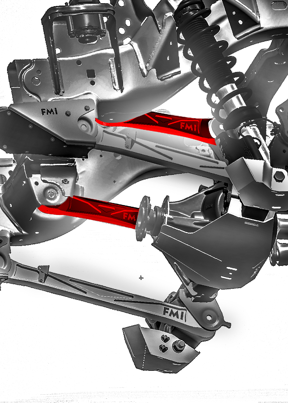 2024 Ranger Raptor - Rear Upper Billet Aluminum Suspension Arms with U ...