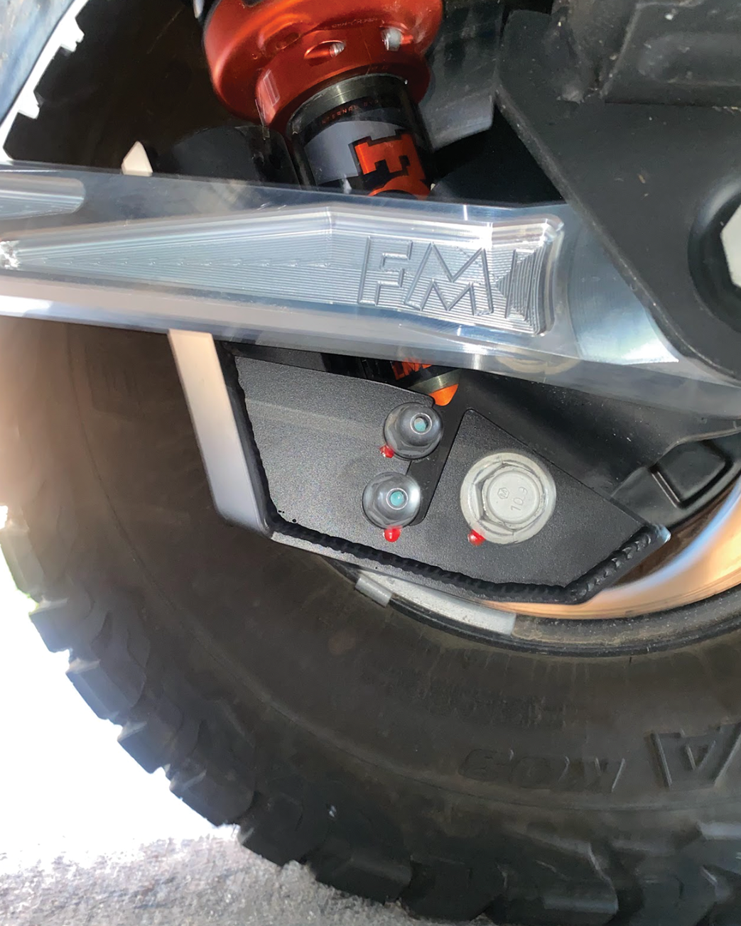 2024 Ranger Raptor Rear Shock Skid Kit - Foutz Motorsports LLC