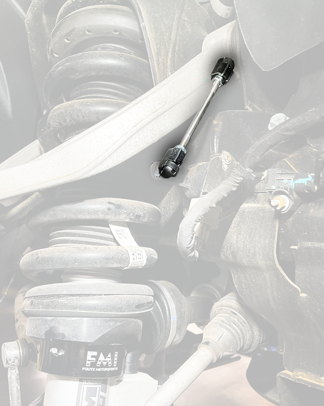Ride Height Connector Rod installed on 2025 Ram RHO