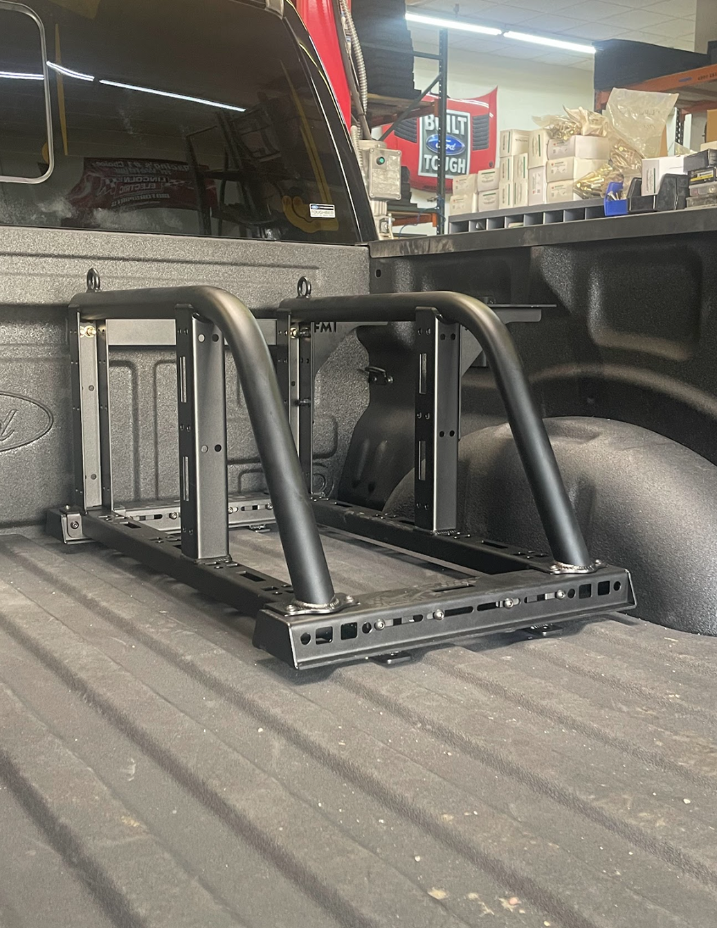 Single Tire Carrier Quick Release Modular Bed Organizer
