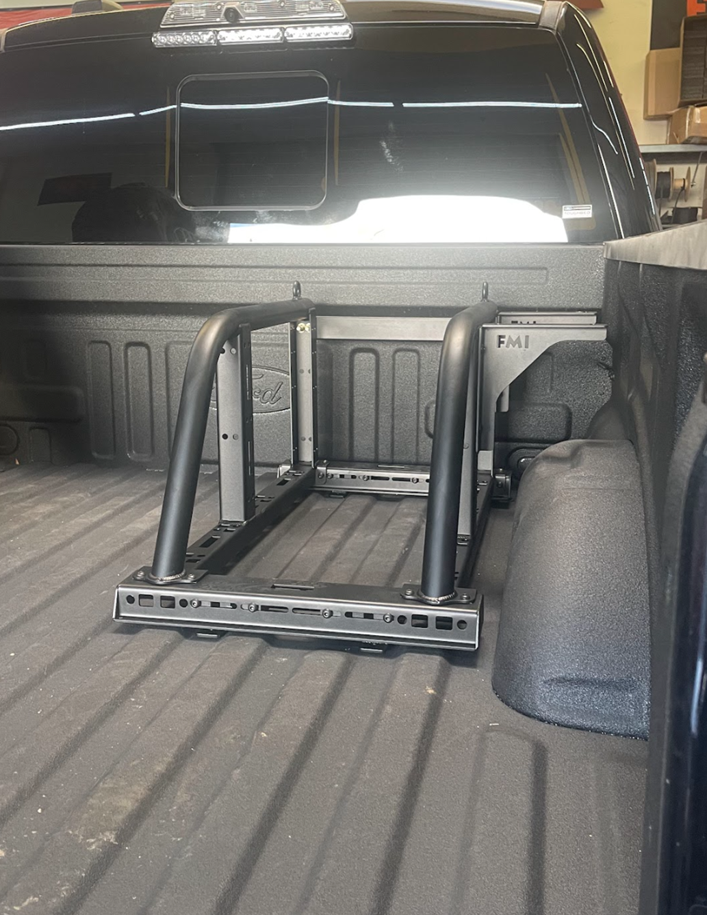 Single Tire Carrier Quick Release Modular Bed Organizer