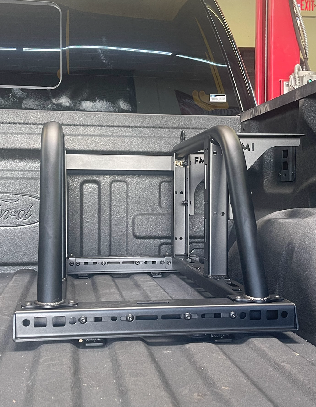 Single Tire Carrier Quick Release Modular Bed Organizer