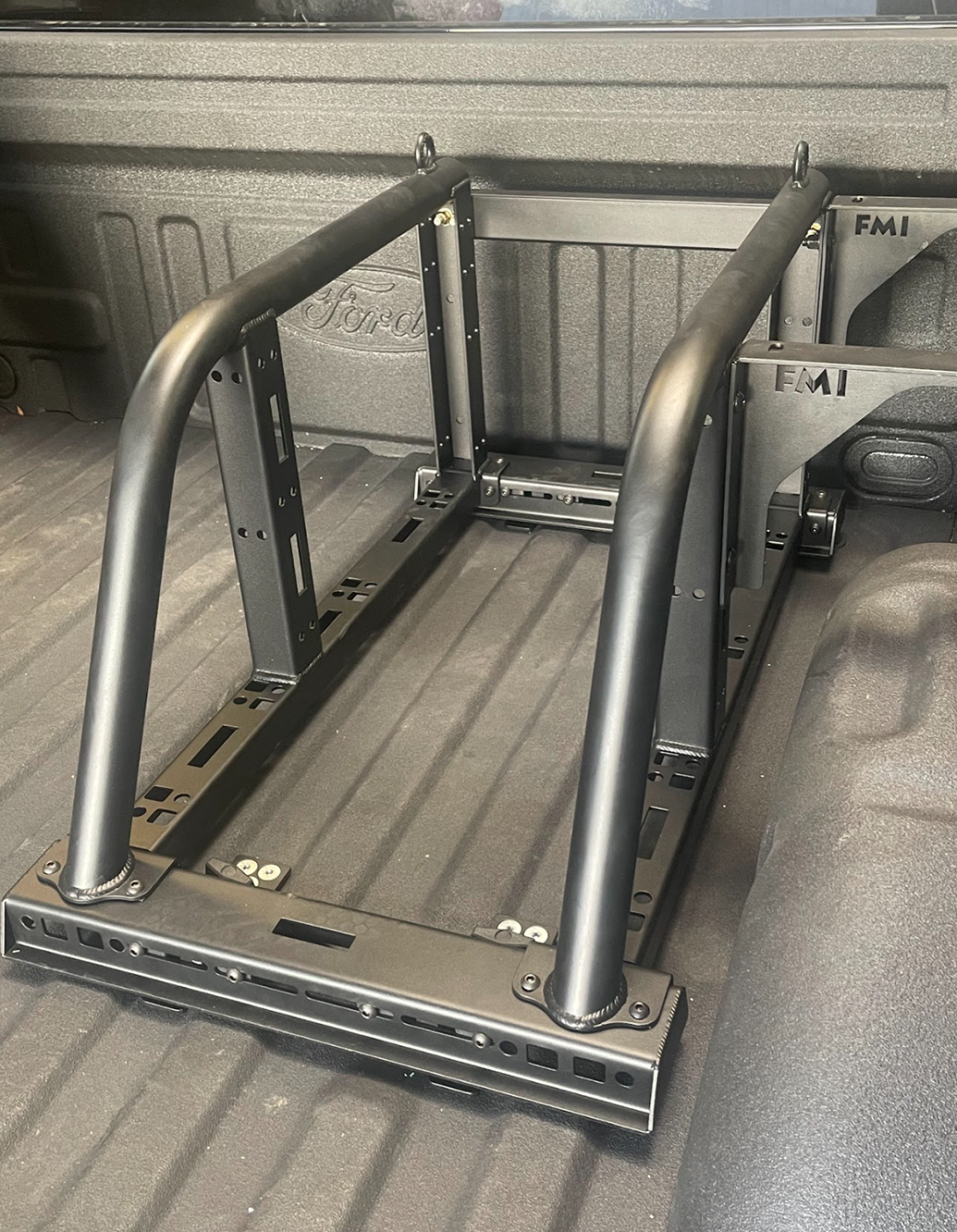 Single Tire Carrier Quick Release Modular Bed Organizer