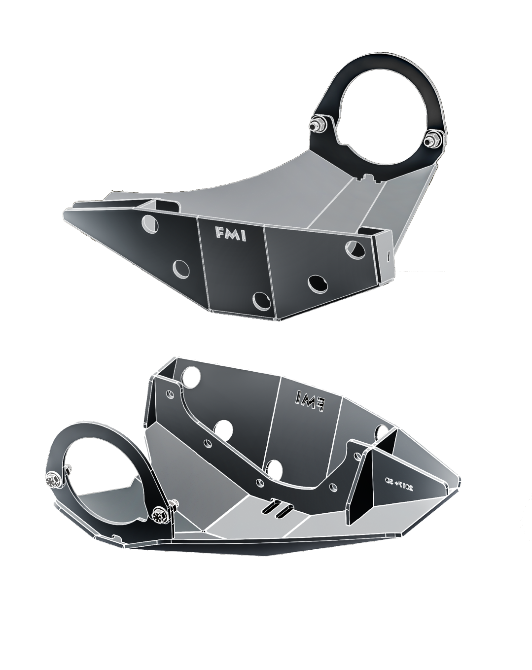 2017-2022 Super Duty - Front Differential Skid Plate, Dana 60 Front Axles