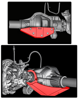 2017-2022 Super Duty - Front Differential Skid Plate, Dana 60 Front Axles