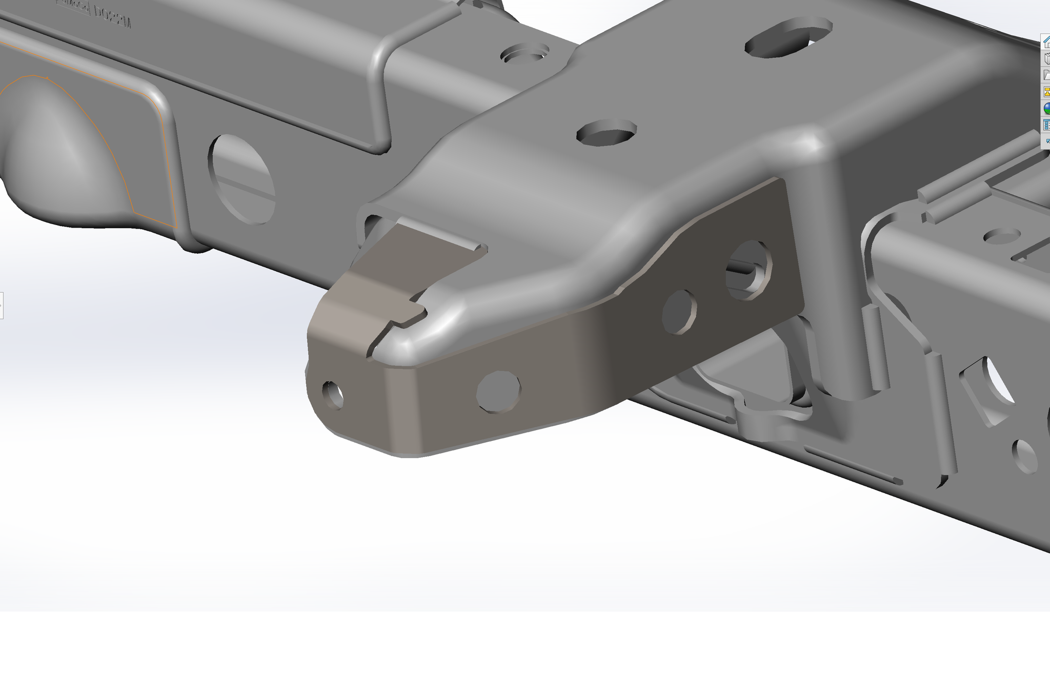 2017 2018 Raptor shock mount reinforcement kit Drivers Side Foutz