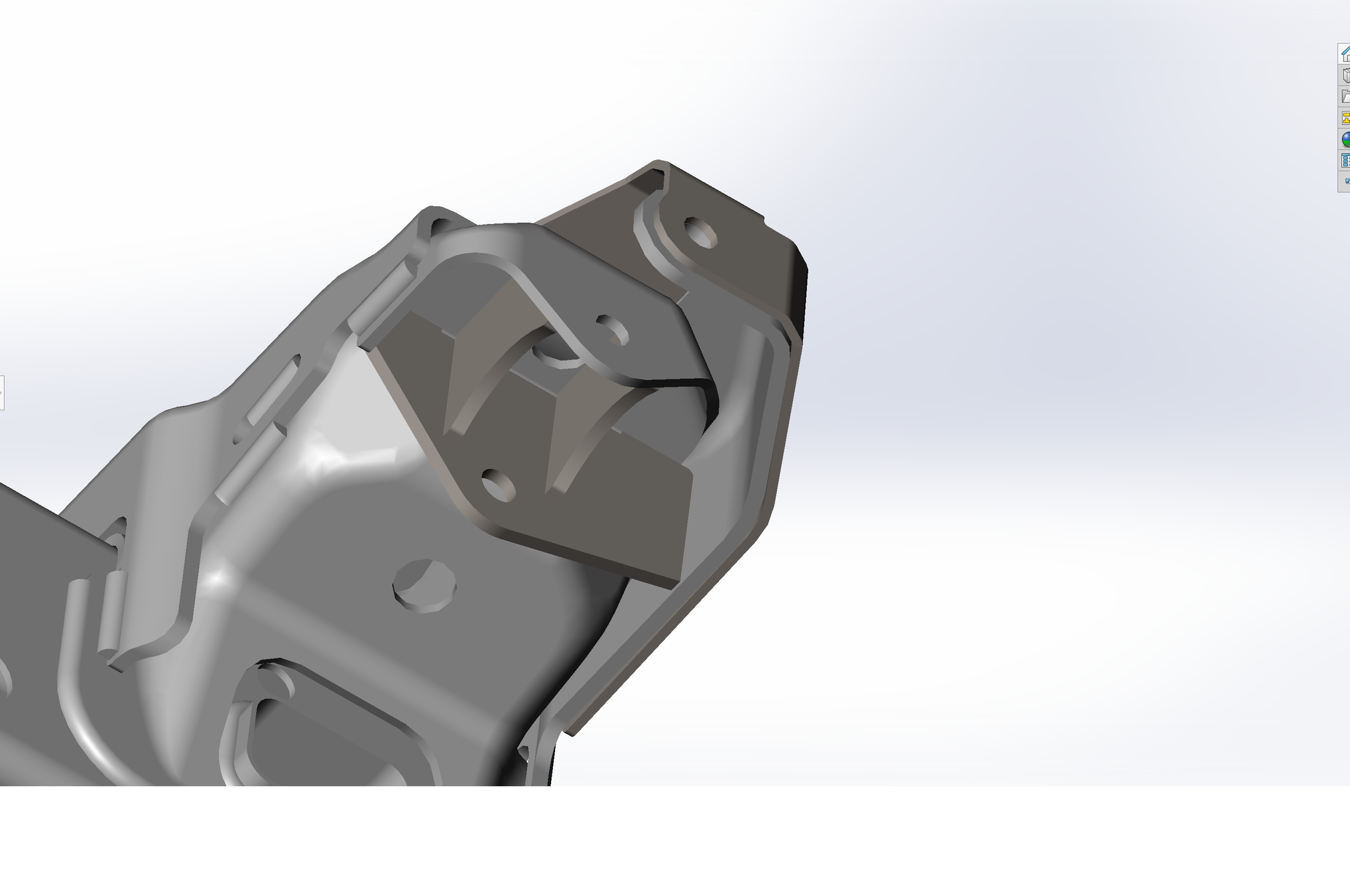 2017 2018 Raptor shock mount reinforcement kit Drivers Side Foutz