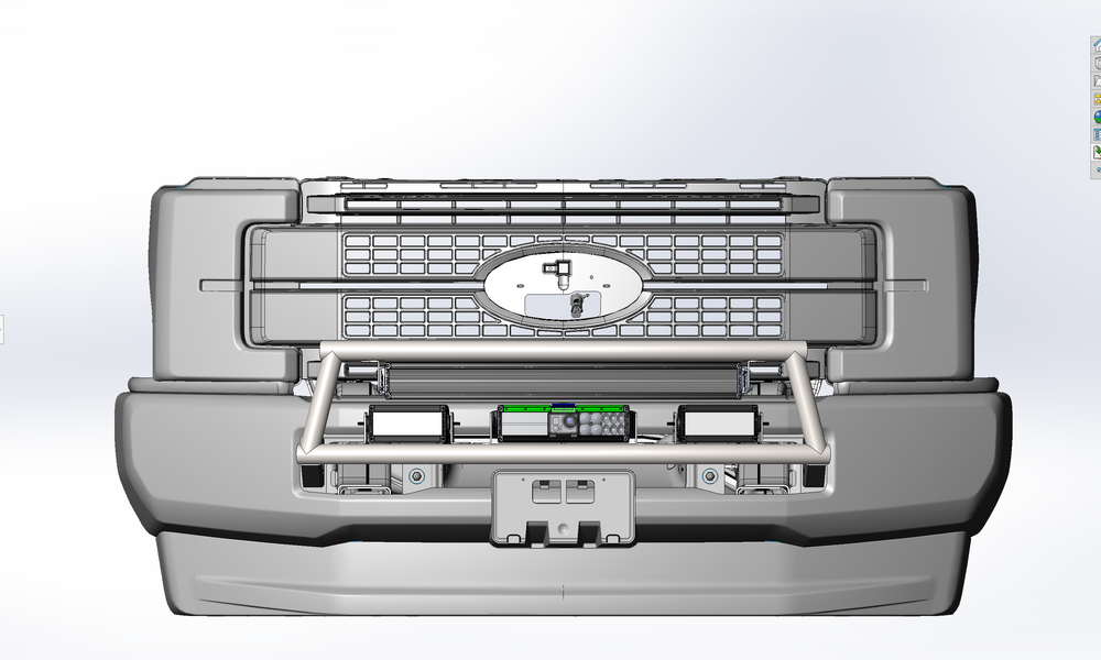 2017-2020 up Ford Super Duty Light Mount kit for stock front bumper