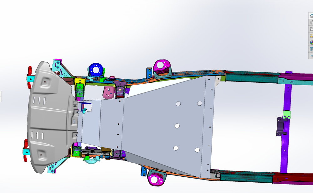 2019 - UP Ford Ranger Skid Plate