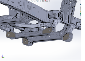 2021 - Up Bronco Lower Arm Pivot Gusset kit - with fixed holes - Slot Delete kit