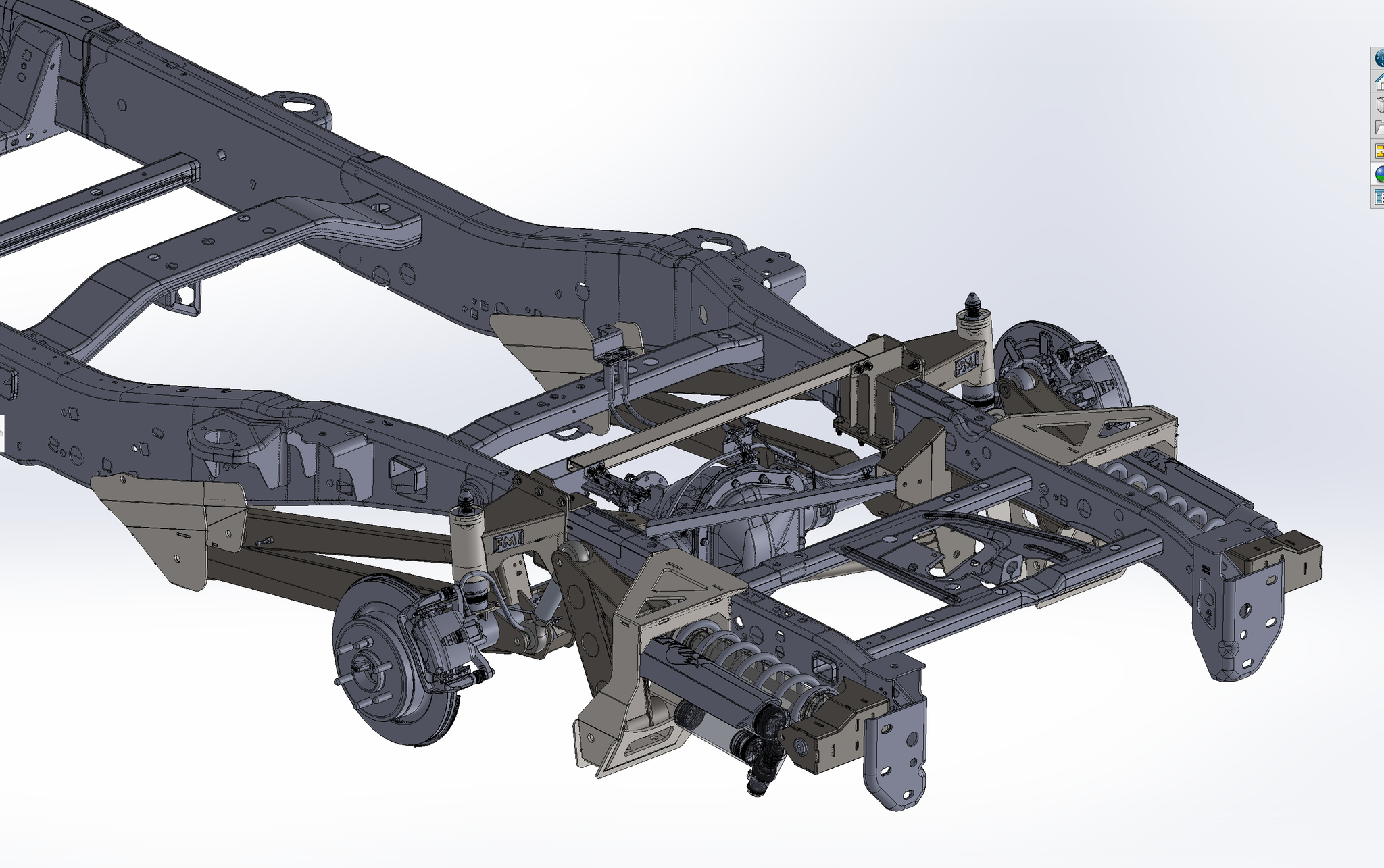 2021 - UP Raptor Long Travel Rear Suspension Kit for Gen 3 Raptors wit ...