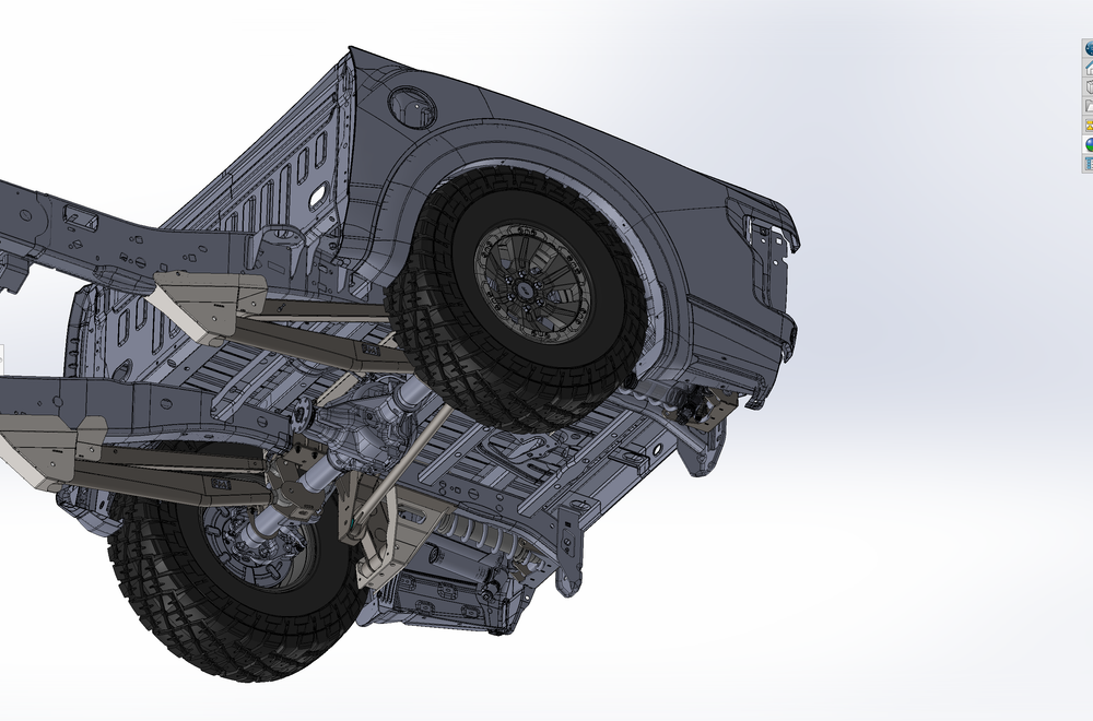 2015-up F150 Long Travel 5-Link Raptor Rear Suspension Conversion Kit for F150 and Gen 2 Raptors with 19 inches of travel