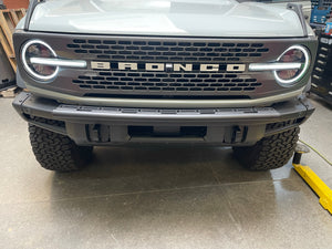 6th Gen Bronco Front Light Mount Kit  for Modular Stock Front Bumper - Use Any Light