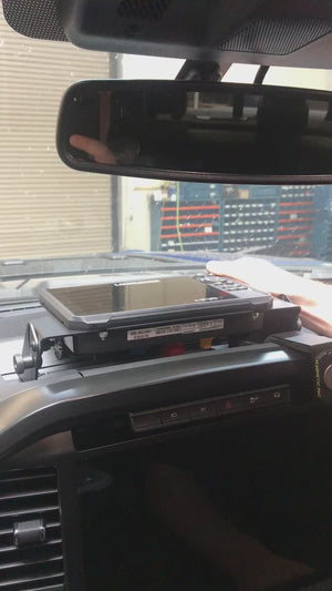 2021 - up F150 and Raptor Center Dash Fold Down GPS mount - HDS7 Live