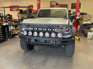 6th Gen Bronco Front Light Mount Kit  for Modular Stock Front Bumper - Use Any Light