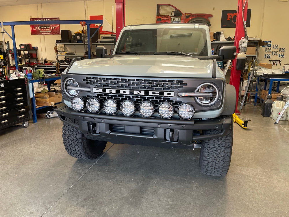 2022 and up Bronco Raptor, Front Light Mount Kit for Stock Bumper