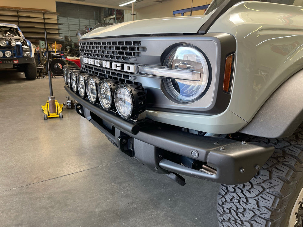 2022 and up Bronco Raptor, Front Light Mount Kit for Stock Bumper