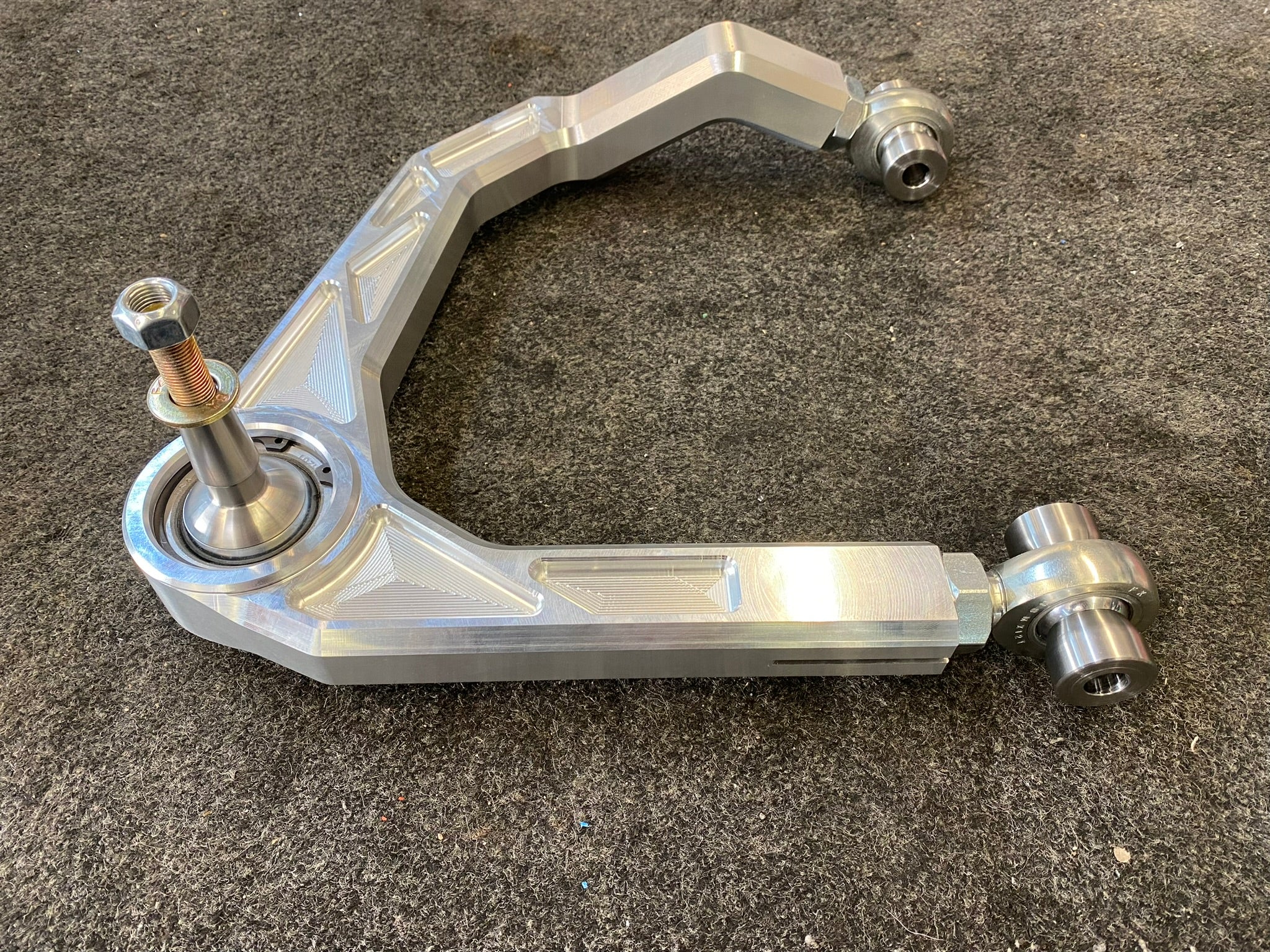 Bronco Raptor Billet Upper Arm Kit - stock length - Foutz Motorsports LLC