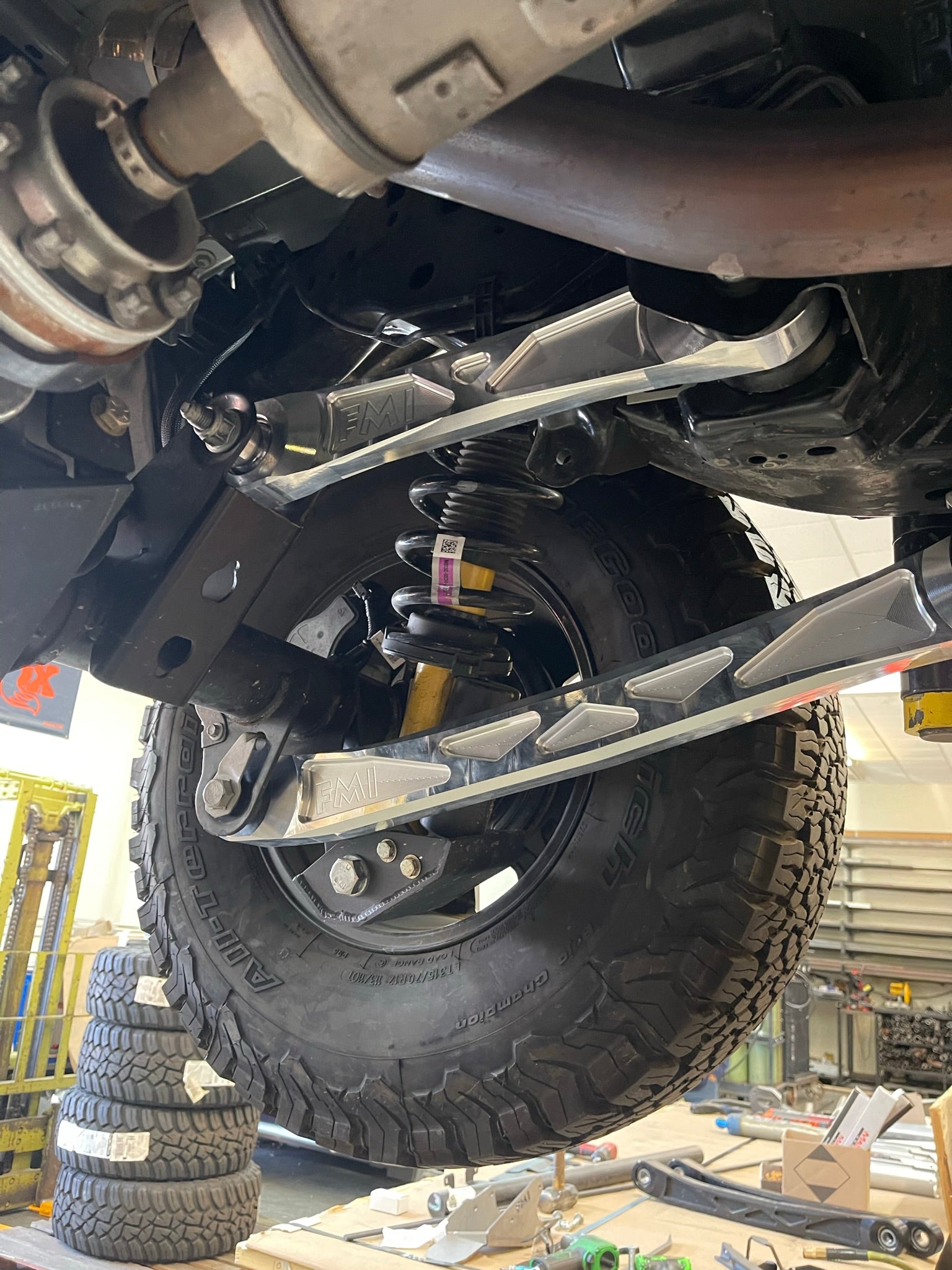 Bronco Raptor Rear Conversion Kit Bronco Rear Suspension Kit - Billet Aluminum Rear Arms - Foutz ...