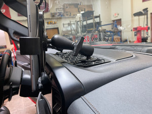Gen 3 Raptor Dash center panel kit in Hammer Black - From Adapt-a-panel