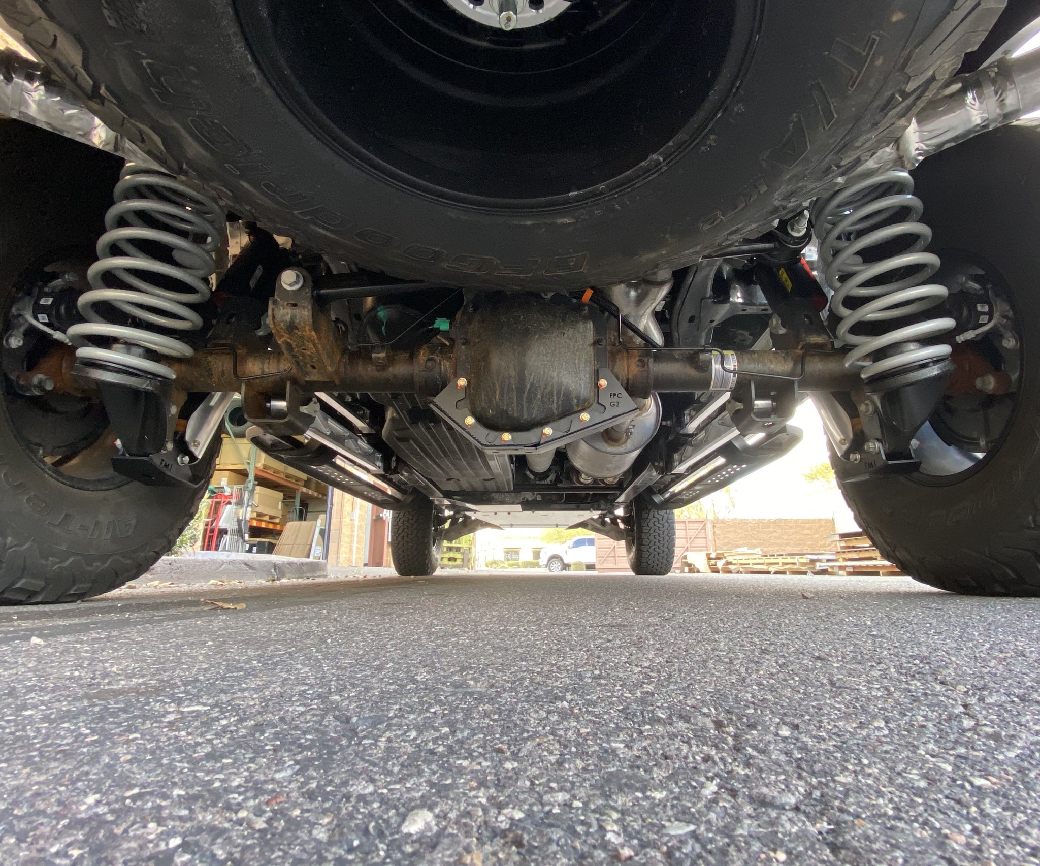 2017- 2024 Raptor Rear Differential Skid Plate Kit - Foutz Motorsports LLC