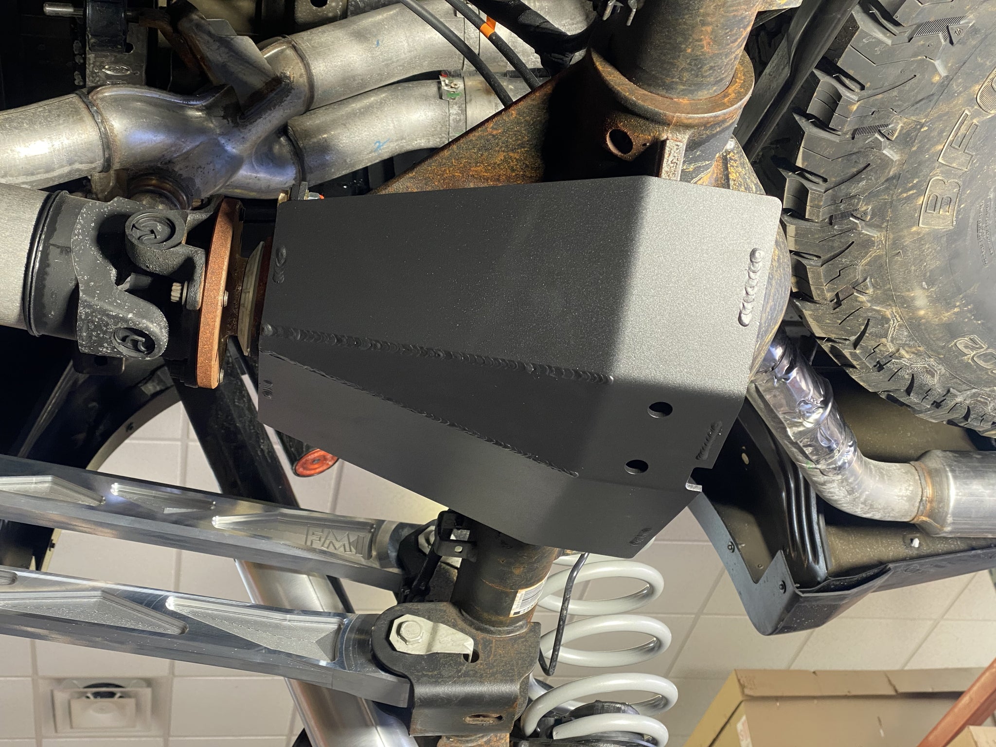 Ford Raptor Diff Part 2017- 2024 Raptor Rear Differential Skid Plate Kit - Foutz Motorsports LLC