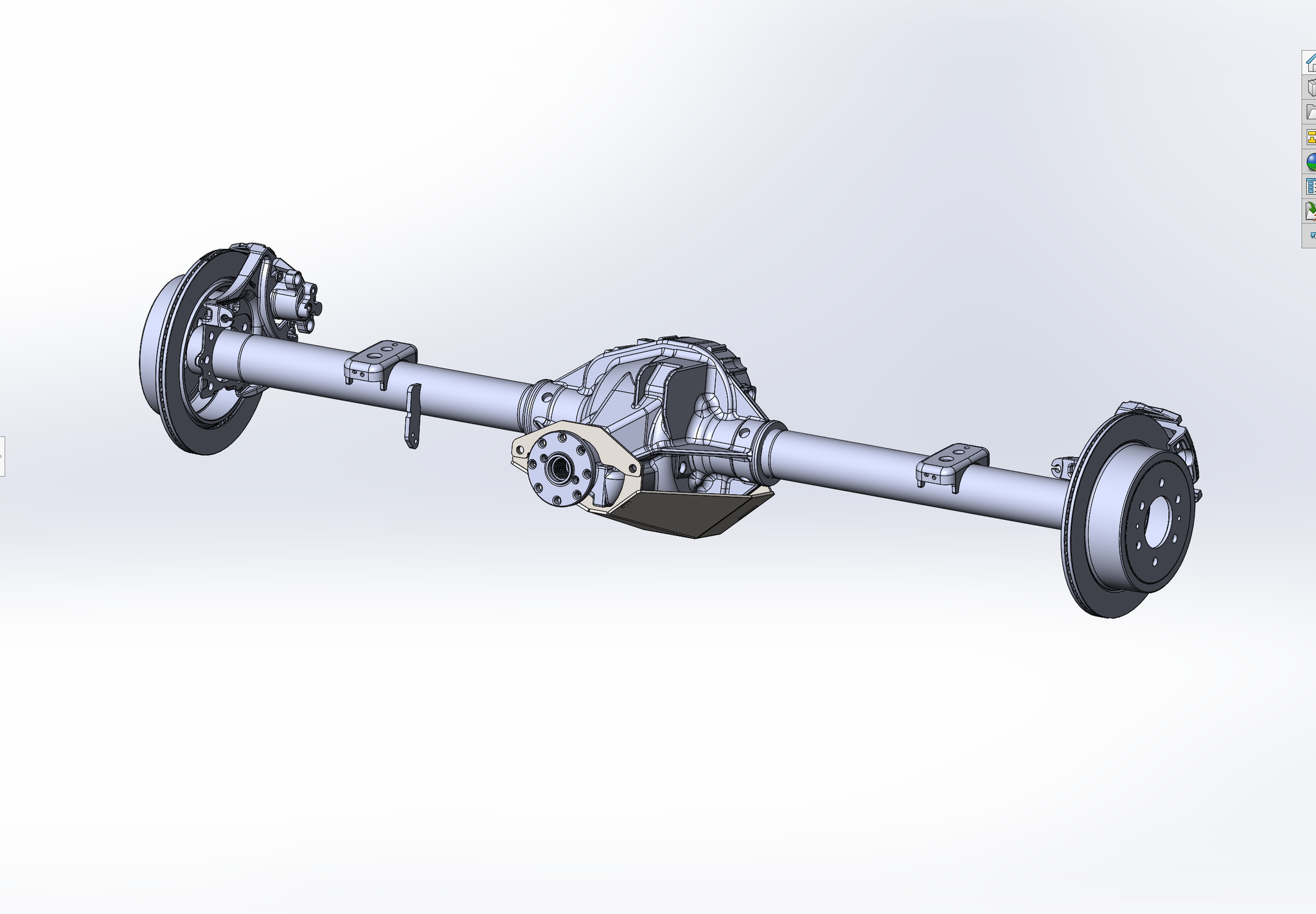 2010-2014 Raptor Rear Differential Skid Plate Kit - Foutz Motorsports LLC