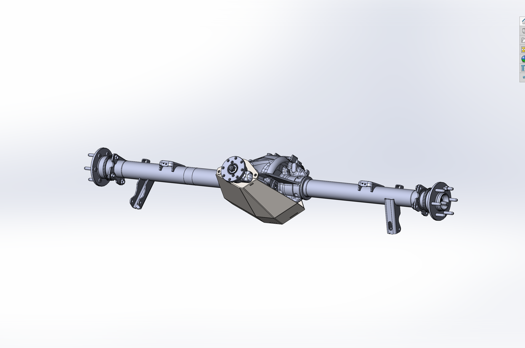 2017- 2024 Raptor Rear Differential Skid Plate Kit - Foutz Motorsports LLC