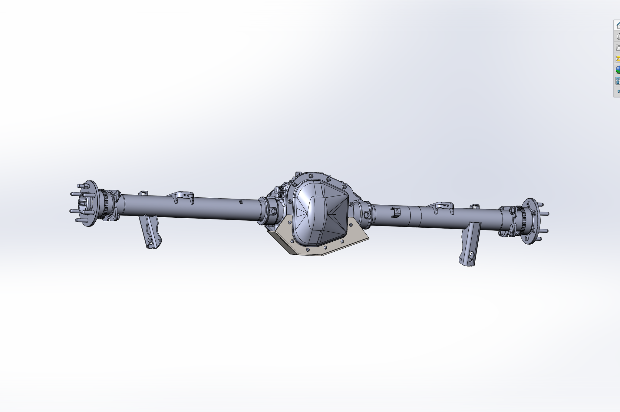 2017- 2024 Raptor Rear Differential Skid Plate Kit - Foutz Motorsports LLC