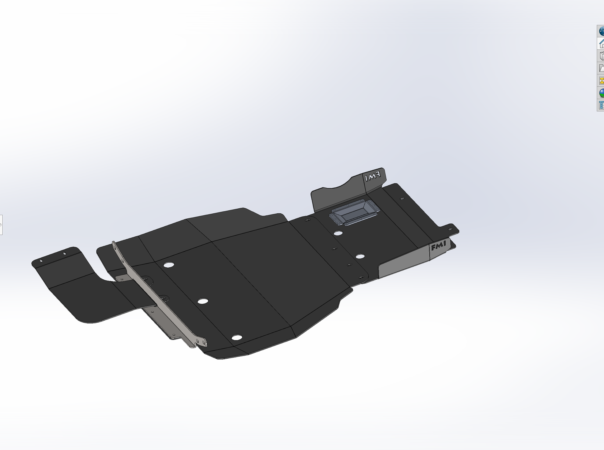 2022 Ford Bronco Raptor Skid Plate Foutz Motorsports LLC