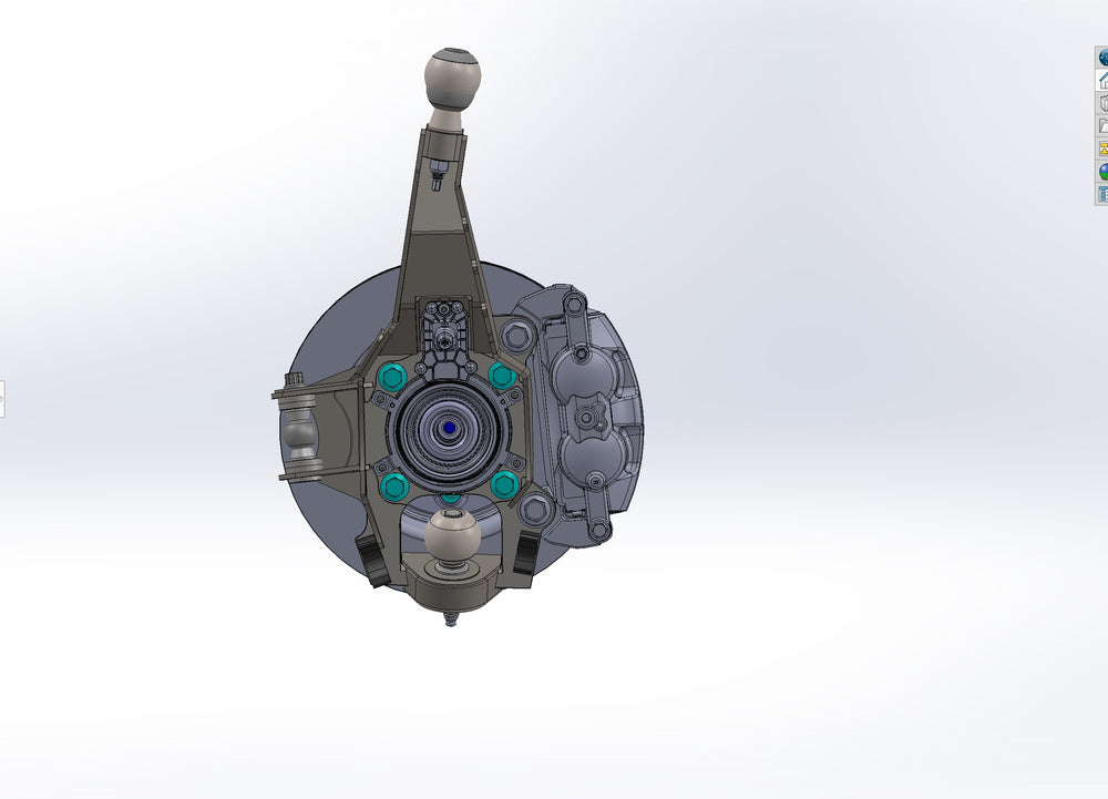 2021-2025 Gen 3 Raptor Fabricated Front Spindle kit