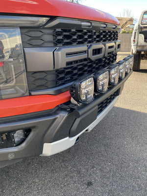 Gen 3 Raptor Front Light Mount Kit  for stock front bumper - Use Any Light