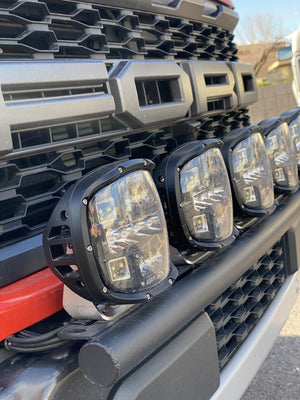 Gen 3 Raptor Front Light Mount Kit  for stock front bumper - Use Any Light