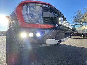 Gen 3 Raptor Front Light Mount Kit  for stock front bumper - Use Any Light