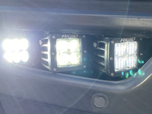 Gen 3 Raptor Front Light Mount Kit  for stock front bumper - Use Any Light