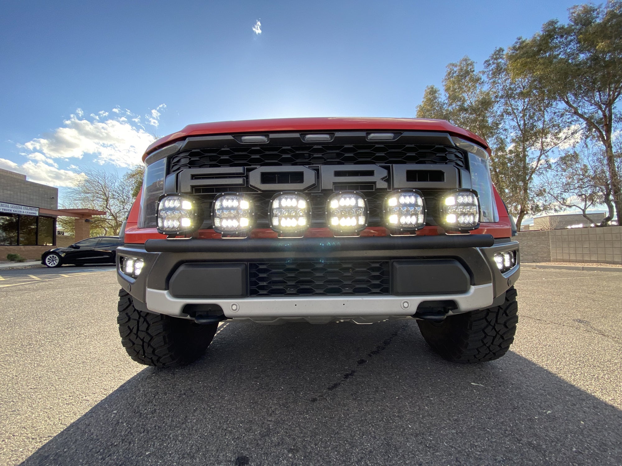 Gen 3 Raptor Front Light Mount Kit  for stock front bumper - Use Any Light