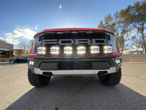 Gen 3 Raptor Front Light Mount Kit  for stock front bumper - Use Any Light