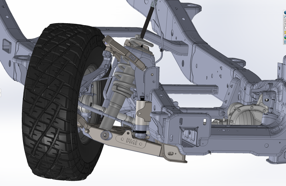 2010-2014 Raptor Mid Travel Front Suspension Kit with Fabricated Upper Arm - Gen 1